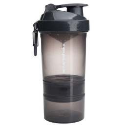 Шейкер спортивний темно-сірий SmartShake (Original2Go Dark Grey) 600 мл