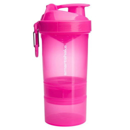 Шейкер спортивный неоново-розовый SmartShake (Original2Go Neon Pink) 600 мл