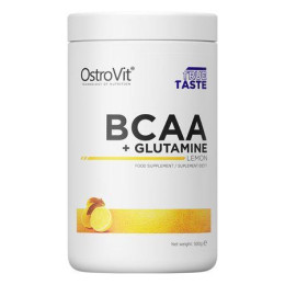 БЦАА и Глютамин вкус лимона OstroVit (BCAA + Глютамин) 500 г