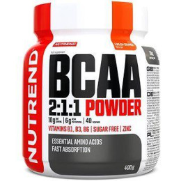 Аминокислоты БЦАА вкус апельсин Nutrend (BCAA 2:1:1 Powder) 400 г