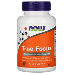 Витамины для памяти Now Foods (True Focus) 90 вегетарианских капсул