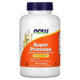 Олія примули вечірньої Now Foods (Super Primrose) 120 желатинових капсул