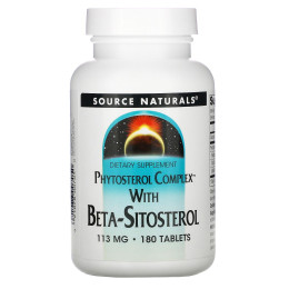 Фитостерольный комплекс с бета-ситостеролом Source Naturals (Phytosterol Complex with Beta Sitosterol) 180 таблеток