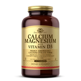 Кальций и магний с витамином Д3 Solgar (Calcium Magnesium with Vitamin D3) 300 таблеток