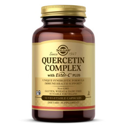 Кверцетин и Эстер-С Solgar (Quercetin Complex with Ester-C Plus) 50 капсул