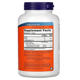 ДГК-500 / ЭПА-250 Now Foods (DHA-500 with 250 EPA) 180 мягких капсул