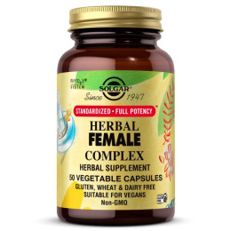 Травяной комплекс для женщин Solgar (Herbal Female Complex) 50 растительных капсул