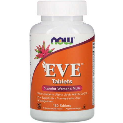 Мультивитамины для женщин Now Foods (EVE Superior Women's Multiple Vitamin) 180 таблеток