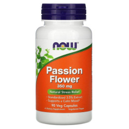 Цветок страсти Now Foods (Passion Flower) 350 мг 90 вегетарианских капсул