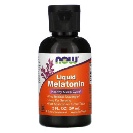 Мелатонін Now Foods (Liquid Melatonin) 3 мг 59 мл