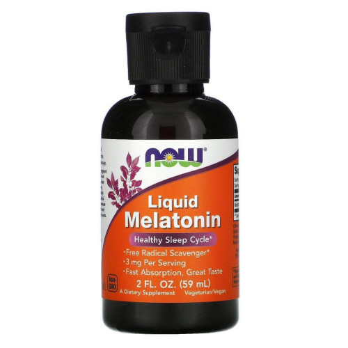 Мелатонин Now Foods (Liquid Melatonin) 3 мг 59 мл