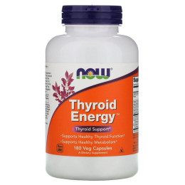 Витамины для щитовидной железы Now Foods (Thyroid Energy) 180 капсул