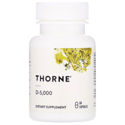 Витамин Д3 Thorne Research (Vitamin D3) 5000 МЕ 60 капсул