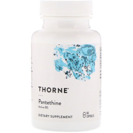 Пантетин Thorne Research (Pantethine) 250 мг 60 капсул