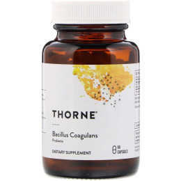 Пробиотики Thorne Research (Bacillus Coagulans) 60 вегетарианских капсул