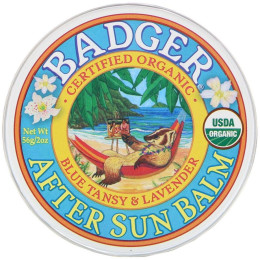 Бальзам після засмаги пижмо і лаванда органічний Badger Company (After Sun Balm) 56 г