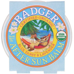 Бальзам після засмаги пижмо і лаванда органічний Badger Company (After Sun Balm) 56 г