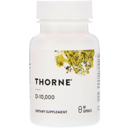 Витамин Д3 Thorne Research (Vitamin D3) 10000 МЕ 60 капсул