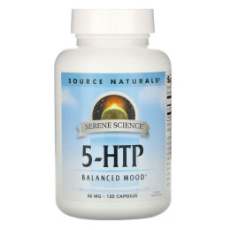 5-НТР 5-гидрокси L-триптофан Source Naturals 50 мг 120 капсул