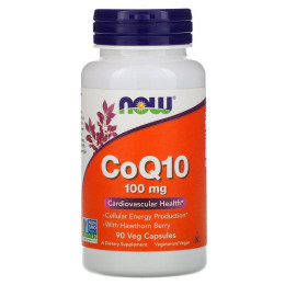 Коэнзим Q10 Now Foods (CoQ10) 100 мг 90 капсул