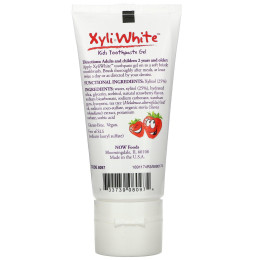 Детский зубной гель со вкусом клубники Now Foods (XyliWhite Kids Toothpaste Gel) 85 г