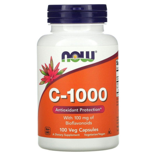 Витамин C с біофлавоноїдами Now Foods (Vitamin C) 1000 мг 100 капсул