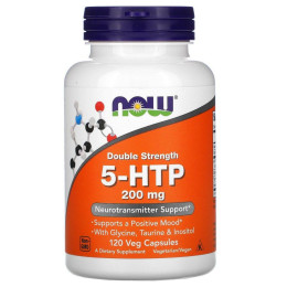 5-HTP Гидрокситриптофан Now Foods (5-HTP Hydroxytryptophan) 200 мг 120 растительных капсул