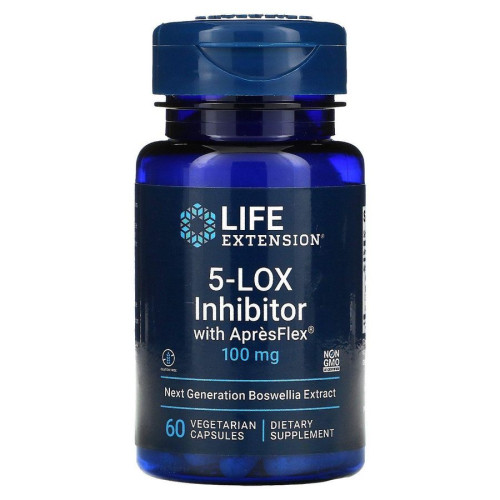 Босвелия, 5-Lox Inhibitor, Life Extension, 100 мг, 60 капсул