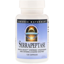 Серрапептаза Source Naturals (Serrapeptase) 120 000 SPU 120 капсул