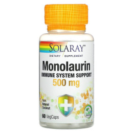 Монолаурин Solaray (Monolaurin Supplement) 500 мг 60 вегетарианских капсул