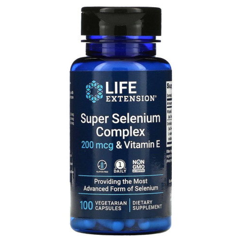 Cелен суперкомплекс Life Extension (Super Selenium Complex) 100 вегетаріанських капсул