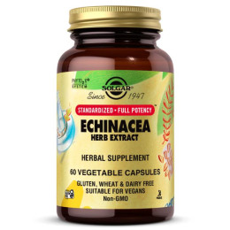 Рослинний екстракт ехінацеї Solgar (Echinacea Herb Extract) 60 вегетаріанських капсул