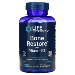 Восстановление костей + витамин К2 Life Extension (Bone Restore) 120 капсул