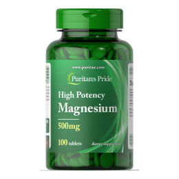 Magnesium 500 mg - 100 tablets Puritans Pride