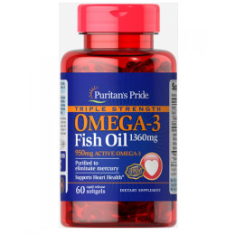 Omega-3 Triple Strength 1360mg - 60caps Puritans Pride