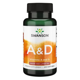 Vitamin A D - 250 Sgels Per Bottle Swanson