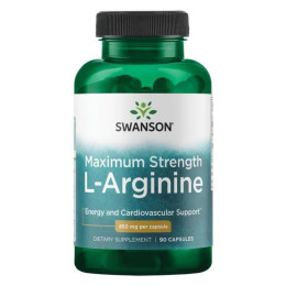 L-Arginine Maximum Strenght 850mg - 90caps Swanson