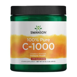 100% Pure Vitamin C Powder - 454g(16oz) Swanson