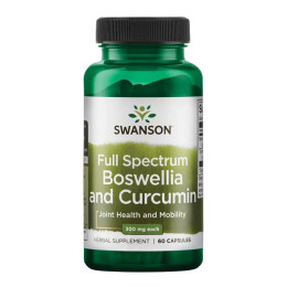 Full Spect Boswellia and Curcumin - 60 Caps Swanson