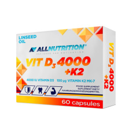 Vit D3 4000 + K2 - 60caps Allnutrition