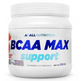 BCAA Max Support - 250g Strawberry Allnutrition