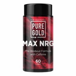 Предтренировочный комплекс, Max NRG - 60 caps Pure Gold