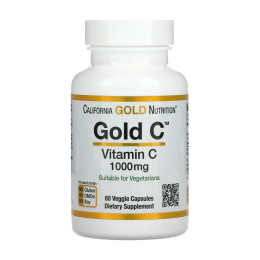 Gold Vitamin C 1000mg - 60caps California Gold Nutrition