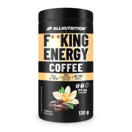 Fitking Delicious Energy Coffee - 130g Vanilla Allnutrition