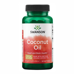 Coconut Oil 1000 mg - 60soft Swanson