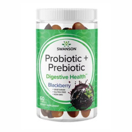 Probiotic + Prebiotic Blackberry - 60 Gummies Swanson