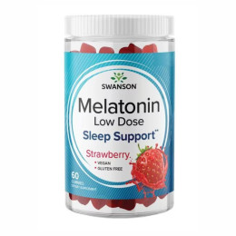 Melatonin Low Dose - 60 Gummies Strawberry Swanson