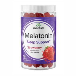 Melatonin Sleep Support Strawberry - 60 Gummies Swanson