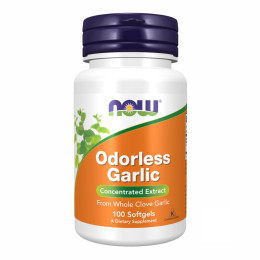 Odorless Garlic - 100 sgels Now Foods