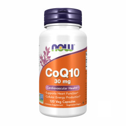 CoQ10 30mg - 120 vcaps Now Foods